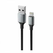 Swissten Textile II USB - Lightning Data and Charging cable 1.5m kaina