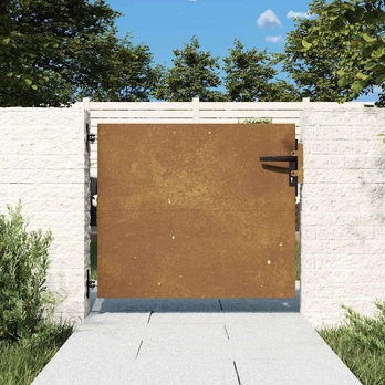 Sodo vartai, corten plienas : Dydis - 85 x 75 cm