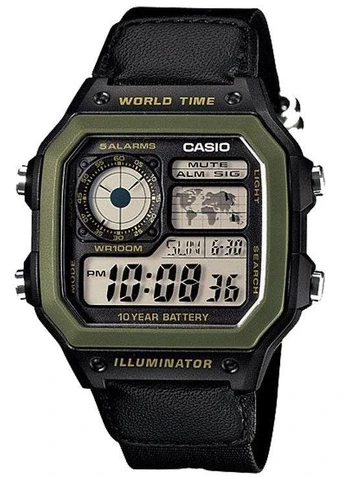 CASIO AE-1200WHB-1BVDF laikrodis
