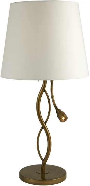 Stalinis šviestuvas Searchlight Painted Antique Brass, E27, 60W