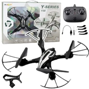 Žaislinis dronas Lean Toys Y Series Y30, sidabro/juoda kaina