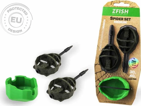 ZFISH Method Feeder Spider Medium Set 30,40g + Mould