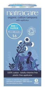 Tamponai su aplikatoriumi Natracare Super 16pcs