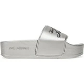 Šlepetės KARL LAGERFELD Kondo Maxi KL80872 Sidabrinė