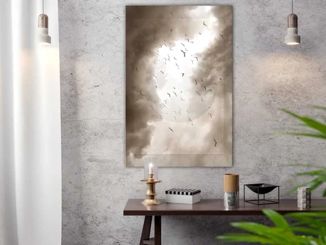 Artgeist Paveikslas - Birds in the Clouds (1 Part) Vertical