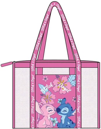 Disney Stitch & Angel mesh beach bag
