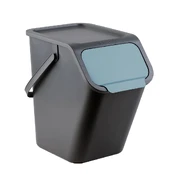 Šiukšliadėžė Bini, 25 l, mėlyna/juoda kaina