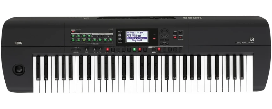 Korg i3-MB musiikkityöasema, musta