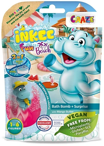 INKEE Bath bomb with a surprise Fun Beach 100 g