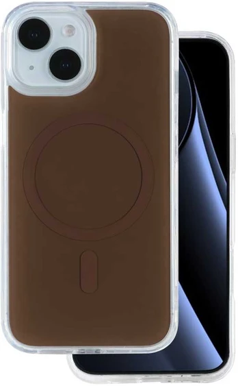 Dėklas Telforceone Lowkey Mag for iPhone 12 / 12 Pro 6,1' ruda
