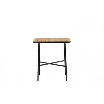 Holmbeck Cafetable Steel - Black / Rectangular 55*70*74