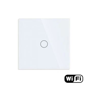 WiFi vienpolis sensorinis jungiklis, baltas 600W