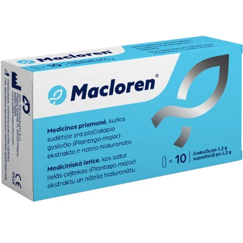Žvakutes prostatai MACLOREN 10 vnt.