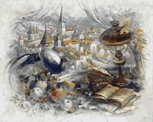 Tapyba pagal skaičius. Natiurmortas