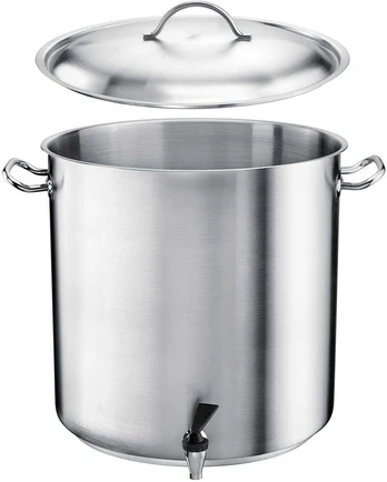 Puodas with tap and lid 18/10