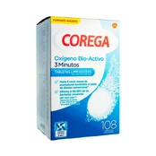 Corega Bio-Active Oxygen 108U kaina