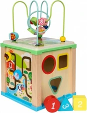 Wooden activating cube