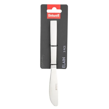 Stalo peilis UNIWELL ELAIN, 3 vnt