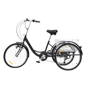 Miesto dviratis Bubello 24", juodas