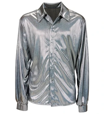 THE 70s DISCO STYLE (holographic shirt)