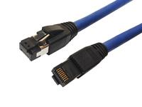 MicroConnect CAT8.1 S / FTP 3m Mėlyna LSZH