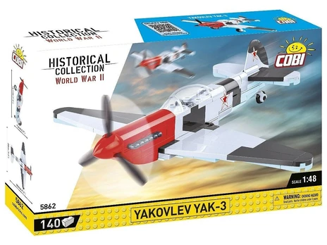Konstruktorius Cobi Yakovlev Yak-3 1/48 5862, 140 d.