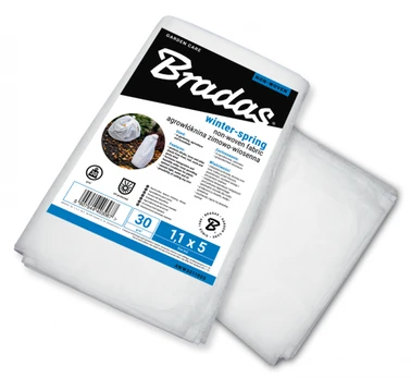 Agroplėvelė nuo šalnų Bradas Winter-Spring, 30 g/m², 1.6 x 10 m, balta