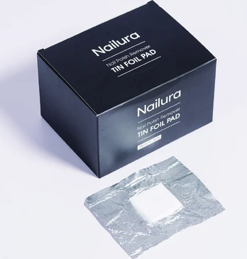 Nailura - Nail Polish Remover - Tin Foil Pad