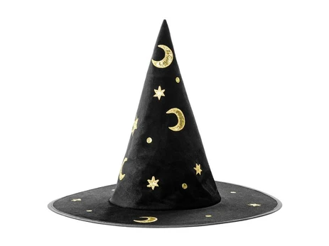 PartyDeco Witch s hat, juodas