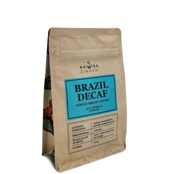 Kavos pupelės "Brazil Decaf" 250g.