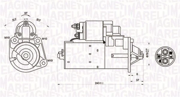 Starteris MAGNETI MARELLI 063720680010