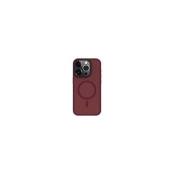 Prijunkite Apple iPhone 15 Pro Max hibridinį dėklą su magnetiniu PC+TPU Plum