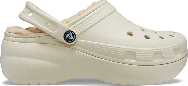 Crocs™ Classic Platform Lined Clog W Bone - 38,5