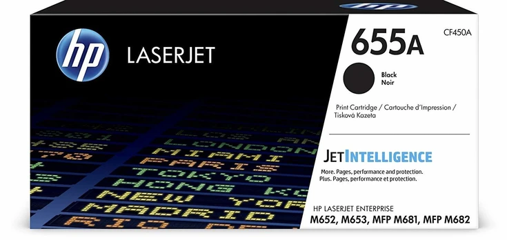 HP 655A LaserJet Toner Cartridge Black | CF450A