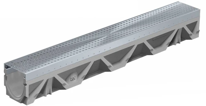 Kanāls Filcoten Tec E NW 100, 0. 1000 mm, ar nerusējošā tērauda malu