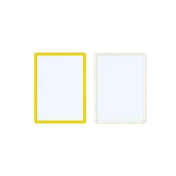 Lipnūs ženklinimo laikikliai Frames4Docs A4 10 vnt. geltoni