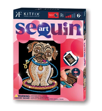 Kūrybos rinkinys Kitfix Red Lily Pug, ruda