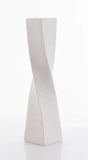 Dekoratyvinė vaza Riso, 39 cm, kreminė