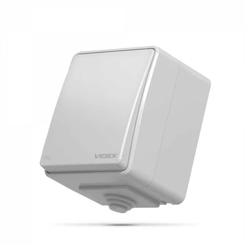Lauko jungiklis v/a 1P, Videx Binera, pilka, IP65