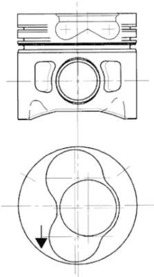 Stūmoklis KOLBENSCHMIDT 94427700
