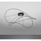 "Axolight Hoops 2 LED" lubinis šviestuvas, juodas