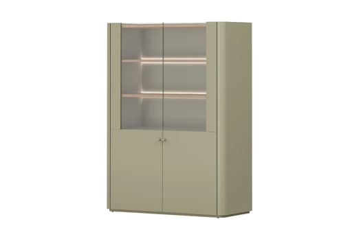 Vitrine Elivo - Eucalyptus / Baltic Dune Oak