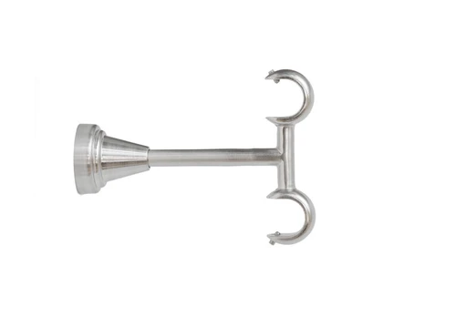Lubinis metalinis karnizo laikiklis 19 mm+19 mm