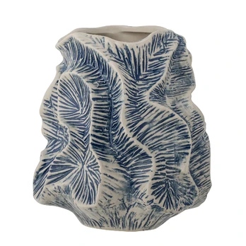 Creative Collection - Guxi Vase H19.5 cm - Blue Stoneware