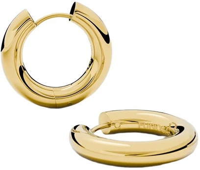 Furiosa Gold-plated Chubby Hoop SE-CCHUBBYH-G
