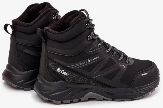 Juodi žieminiai trekingo batai Lee Cooper