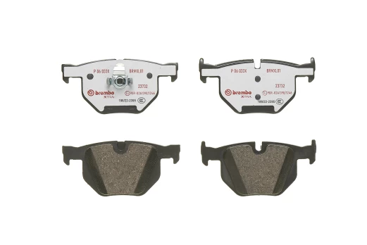 Brake pads - tuning Xtra P 06 033X rear