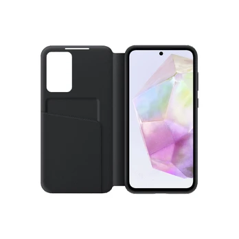 Samsung Galaxy A35 Smart View Wallet Case Black