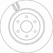 TRW DF6967 Brake Disc kaina