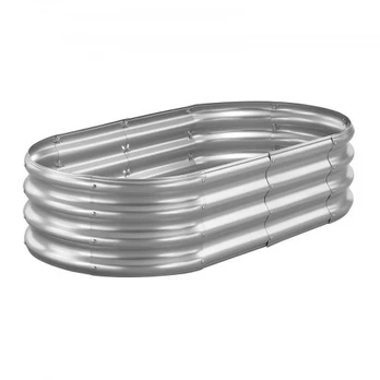 Pakelta lysvė, 120x60x30 cm, sidabrinė, metalas